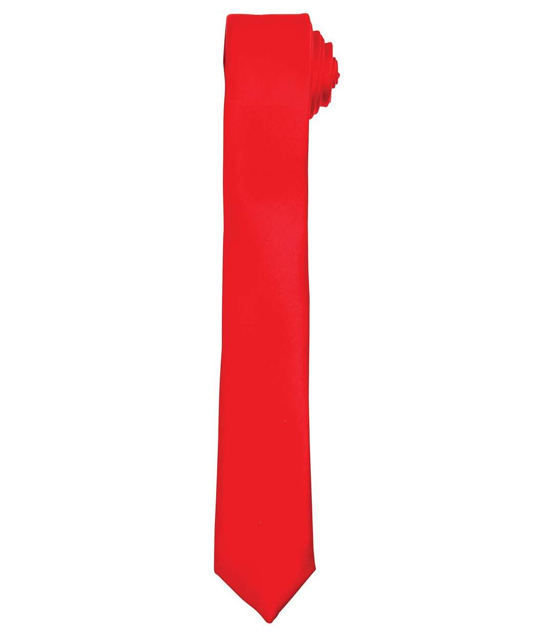 Cravate fine - PR793 - rouge-1