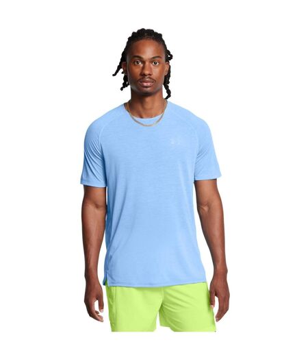 T-shirt Launch Trail Homme Bleu Under Armour
