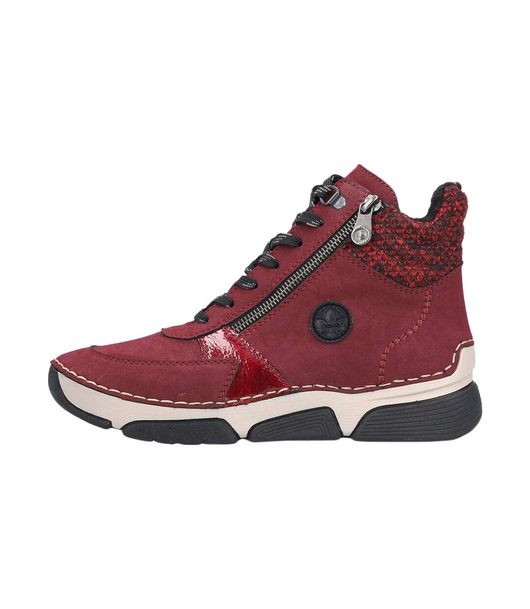 Basket Montante Cuir Rieker-1