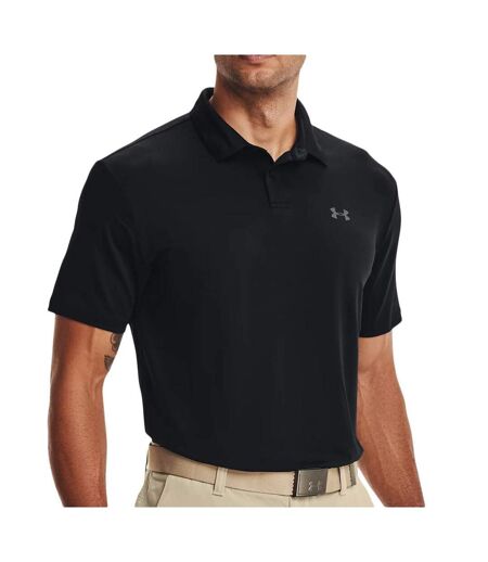 Polo Noir Homme Under Armour 2.0 - L