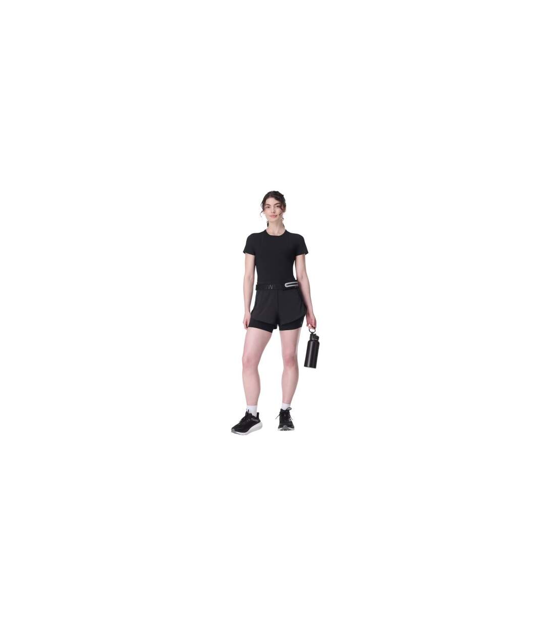 Short Décontracté Course À Pied Femme Noir Sweaty Betty-1