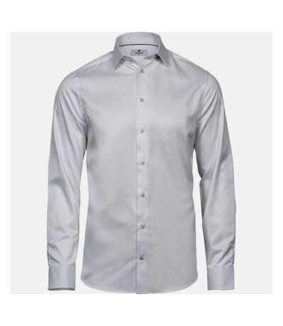 Tee Jays Mens Luxury Slim Fit Shirt (White)