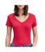 T-shirt rouge clair femme tommy hilfiger aruba 120-1