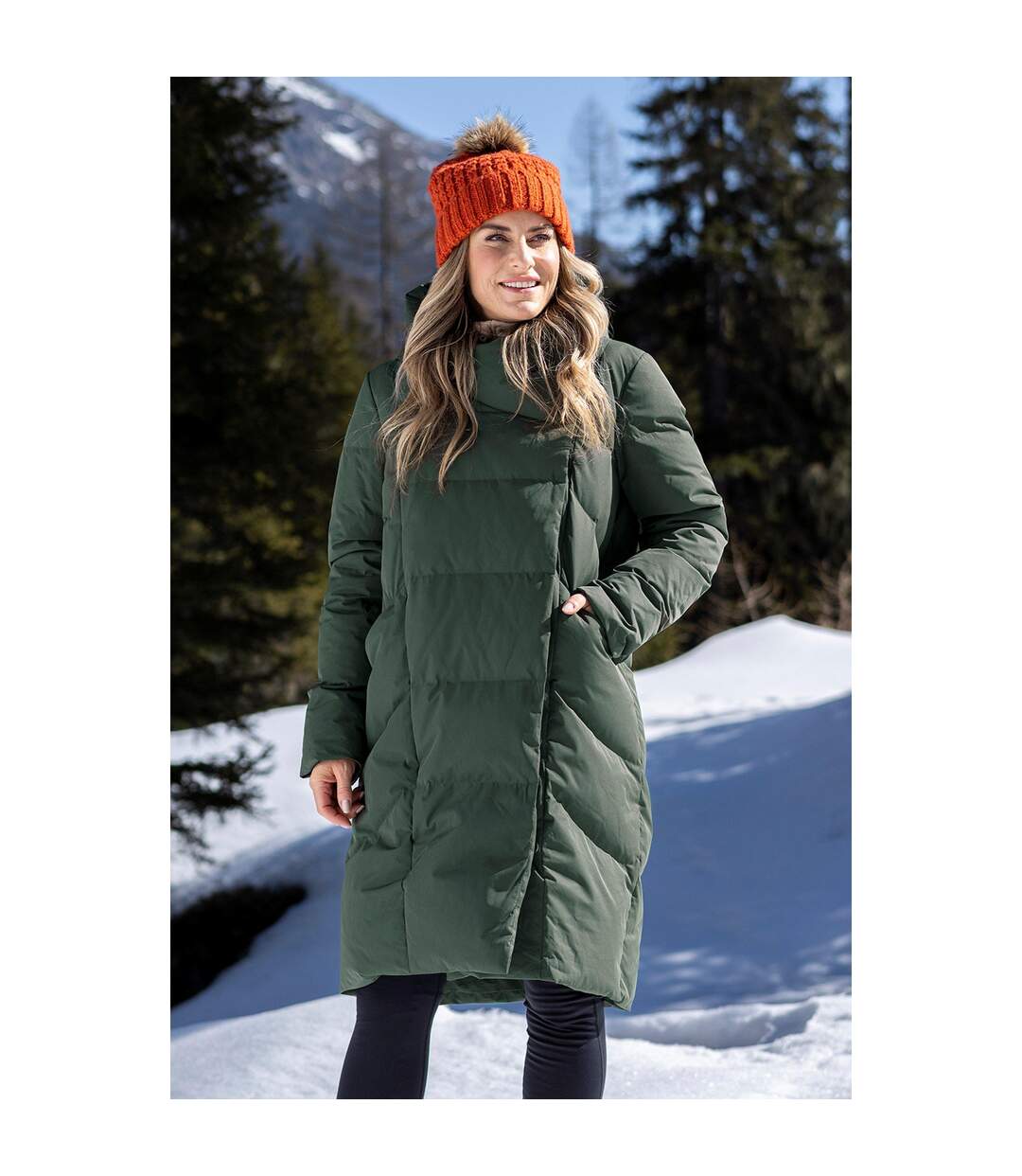 Womens/ladies Cosy Extreme Ii Wrap Down Jacket Grey Mountain Warehouse-3
