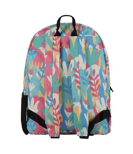 Unisex Pastel Floral Backpack with Padded Straps | Durable School Travel Bag