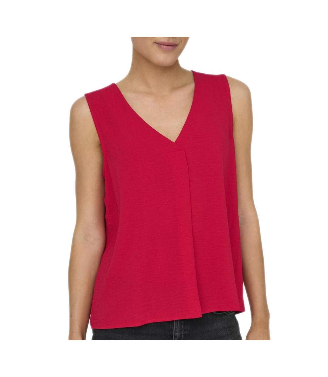 Débardeur rouge femme jdy divya-1