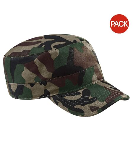 Lot De 2  Casquettes À Motif Camouflage Adulte Camouflage Jungle Beechfield