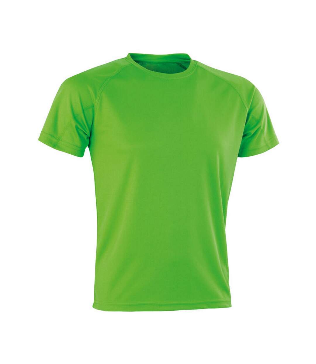 Mens impact aircool t-shirt lime Spiro