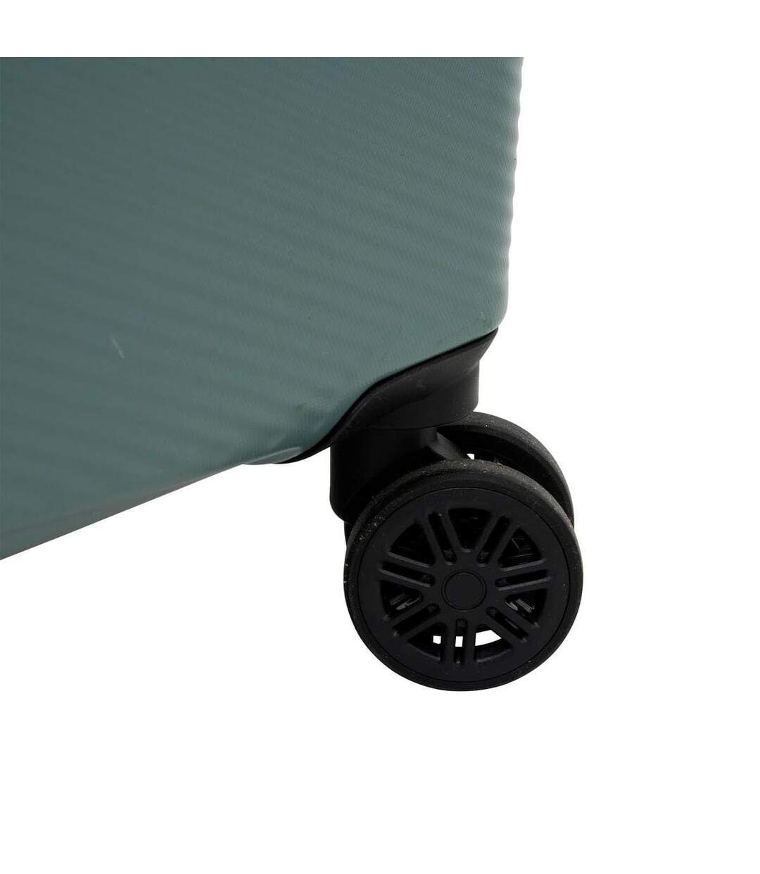 Lot de 3 Valises Rigides à Roulettes Travel 77cm Vert-4