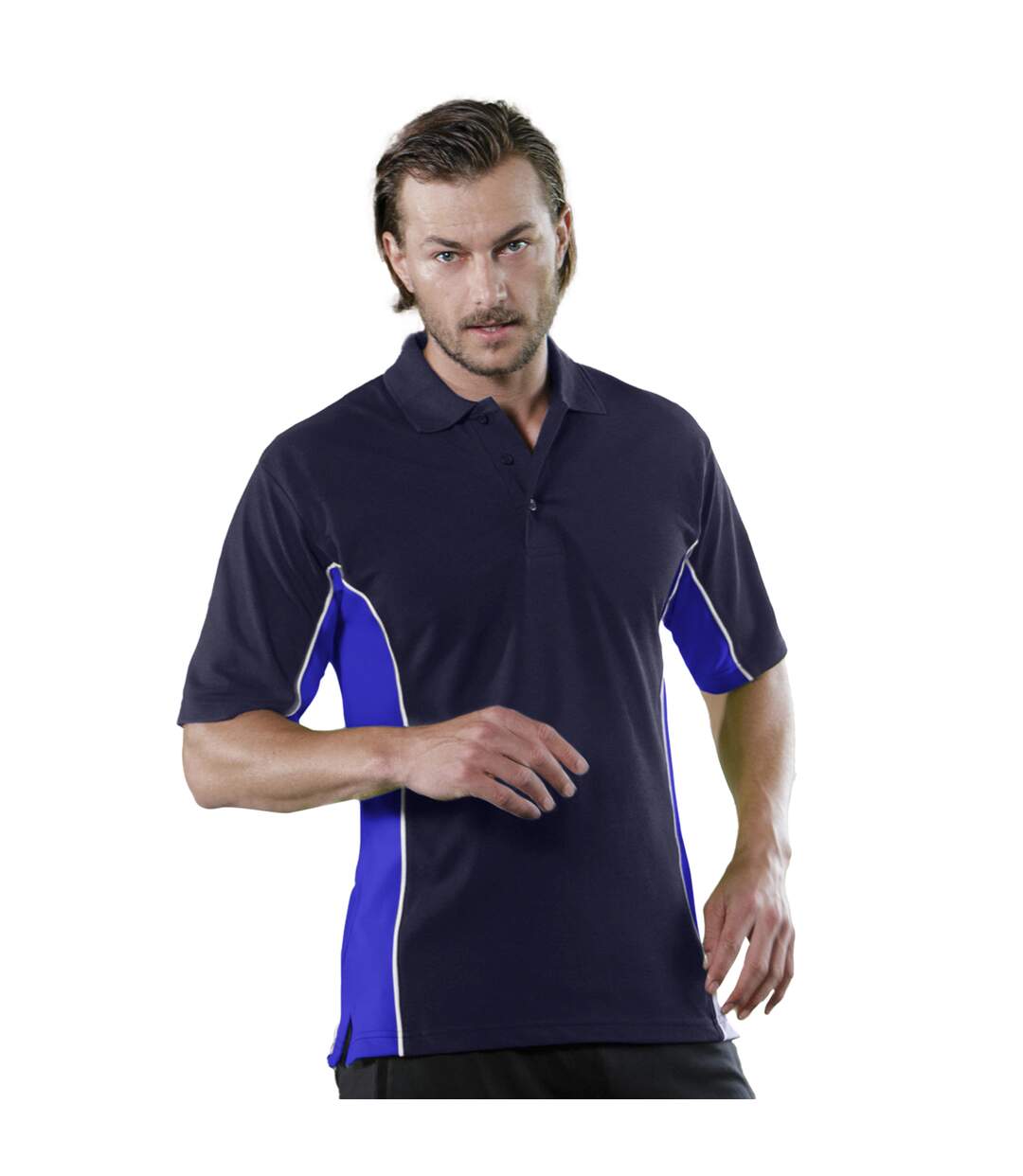 Polo à manches courtes homme bleu marine/bleu roi/blanc GAMEGEAR-3