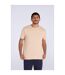 Mens Icon Organic T-shirt Light Beige Animal-1