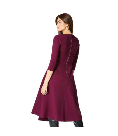 Robe mi-longue femme rose baie Principles