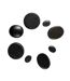 Mallette pour Massage 8 Pierres Chaudes 21cm Noir-4