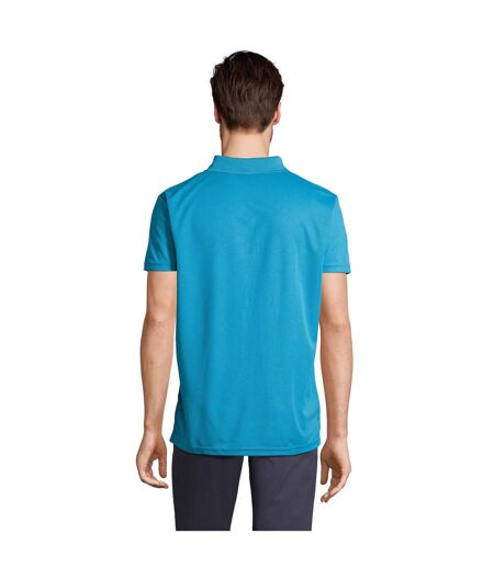 Polo Performer Homme Turquoise Pâle SOLS