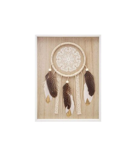 Cadre Déco Attrape-Rêve 40cm Naturel
