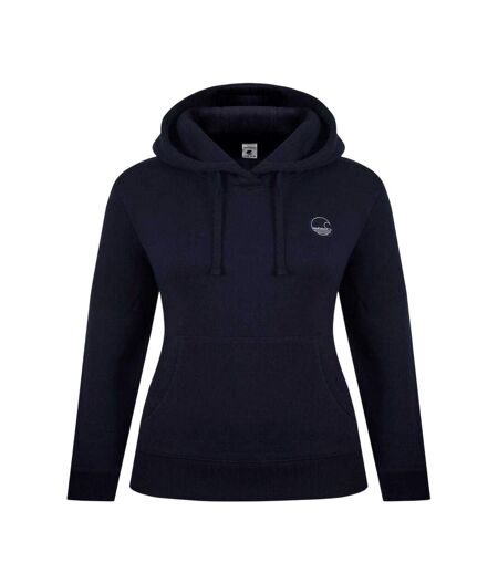 Sweat À Capuche Motif/style Ondulé Femme Bleu Marine SoulCal
