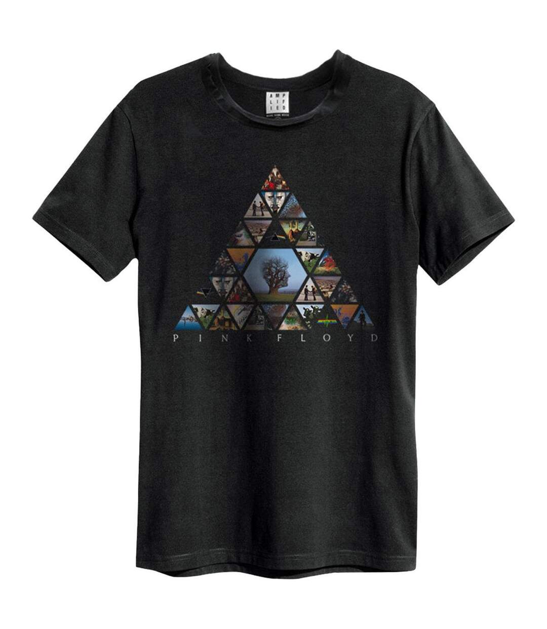 T-shirt Style Pink Floyd Triangle Adulte Noir Amplified-1