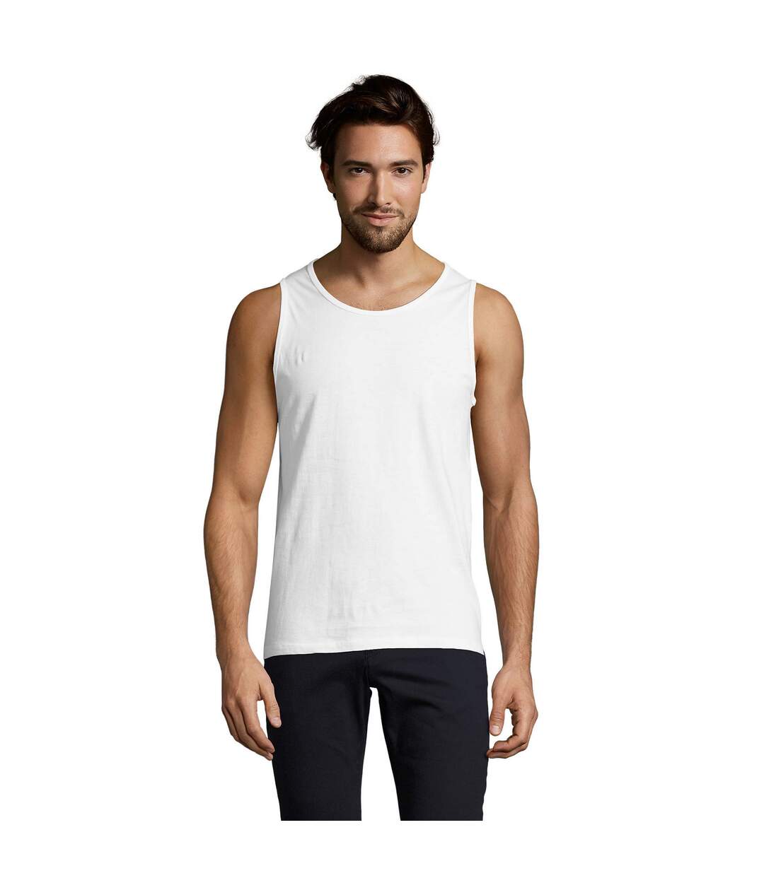 Débardeur Justin Homme Blanc SOLS-1