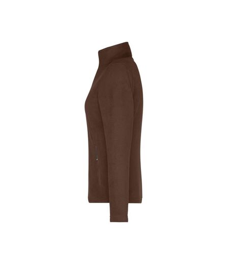 Veste Polaire Femme Marron James And Nicholson