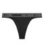 Womens/ladies Polo Cotton Blend Thong Black Ralph Lauren-2