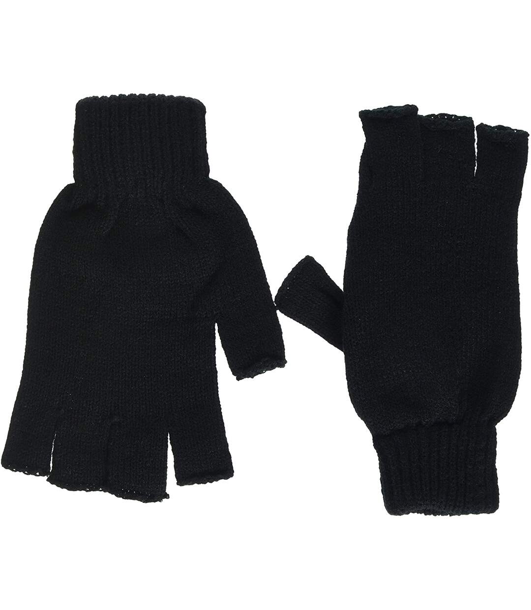 Regatta Unisex Fingerless Mitts / Gloves (Black) - UTRG1449-2