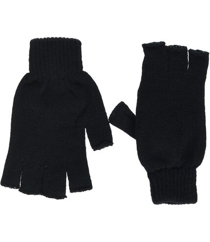 Regatta Unisex Fingerless Mitts / Gloves (Black) - UTRG1449