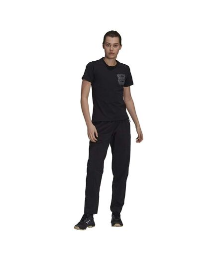 T-shirt Femme Noir Adidas