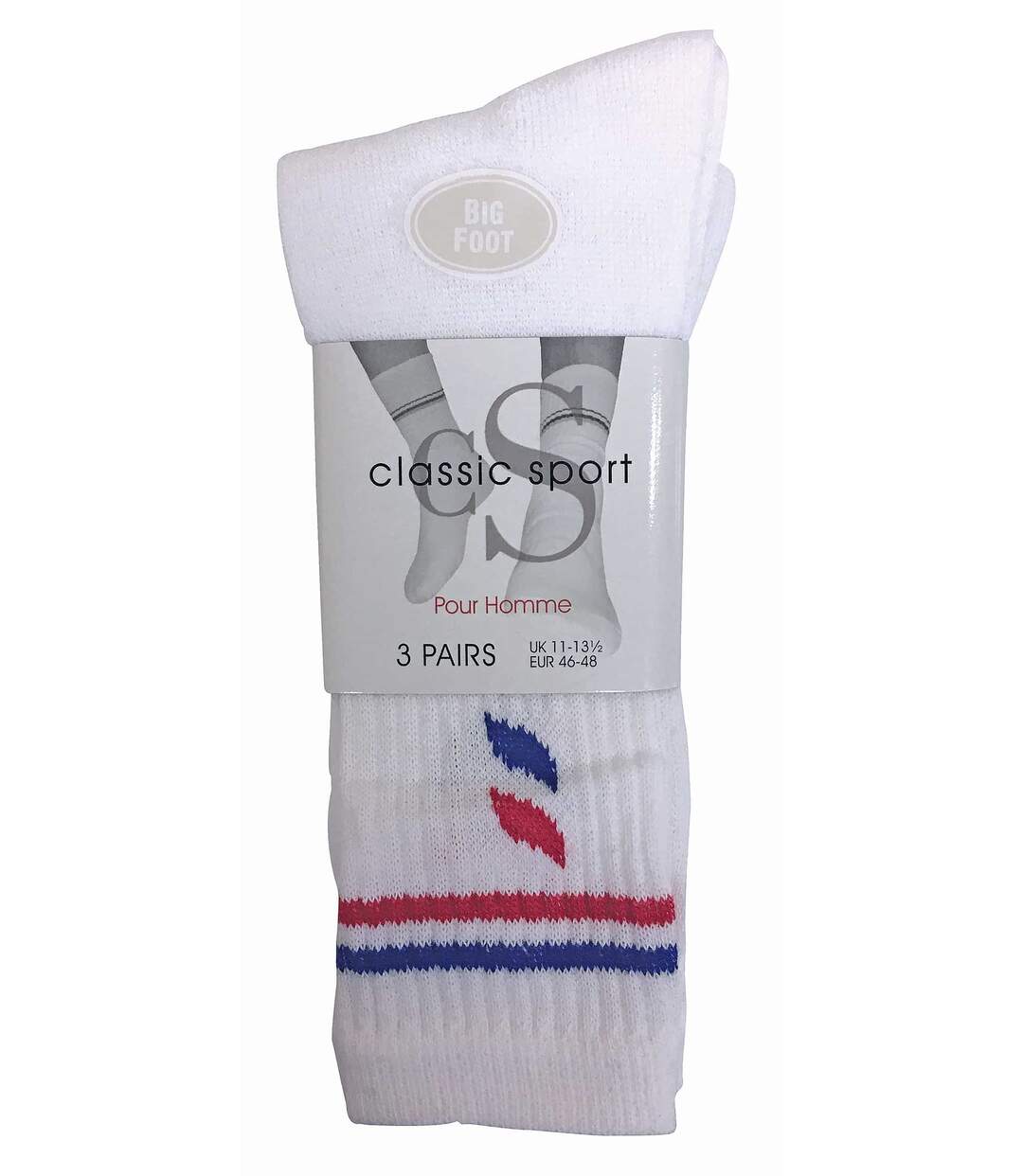 6 Paires Chaussettes de Sport Homme Coton Running