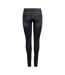 Womens/ladies 5 Pockets Skinny Jeans Black Denim Only-3