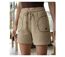 Short de sport en molleton femme sable MAYFLOWER SE9039S : la fraîcheur et la légèreté pour l'été-1