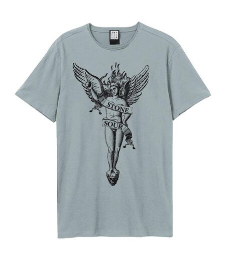 T-shirt angel adulte bleu Amplified