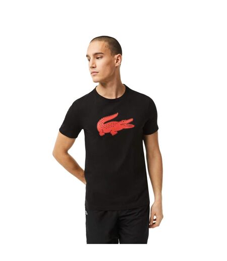 T-shirt homme noir / rouge Lacoste