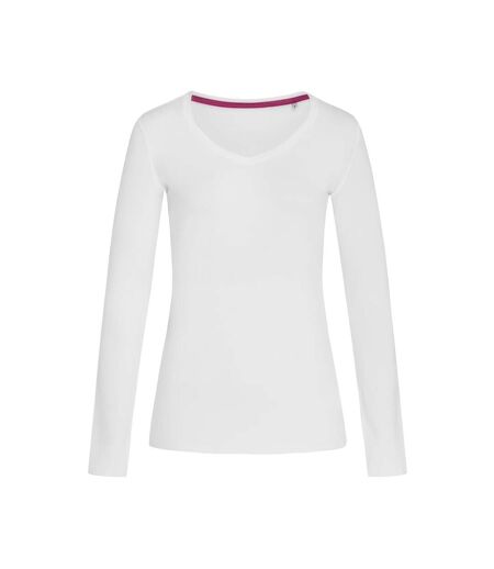 T-shirt à manches longues claire femme blanc Stedman