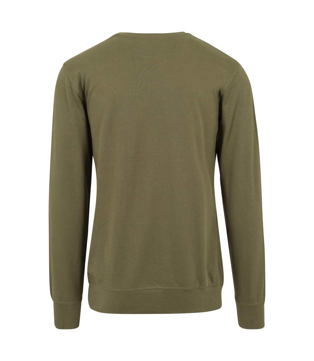 Pull À Col Ras Du Cou Avec Mots De Los Angeles Pour Hommes Olive Mister Tee-2