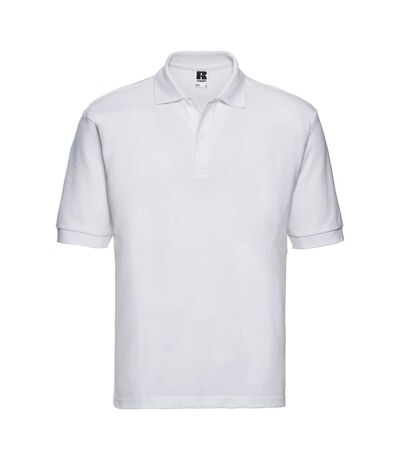 Russell Mens Classic Polycotton Polo Shirt (White)
