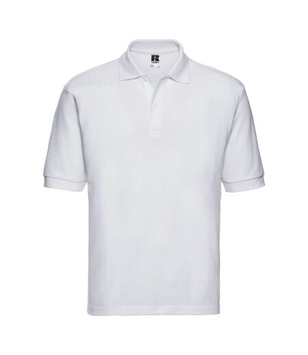 Russell Mens Classic Polycotton Polo Shirt (White) - UTRW9953