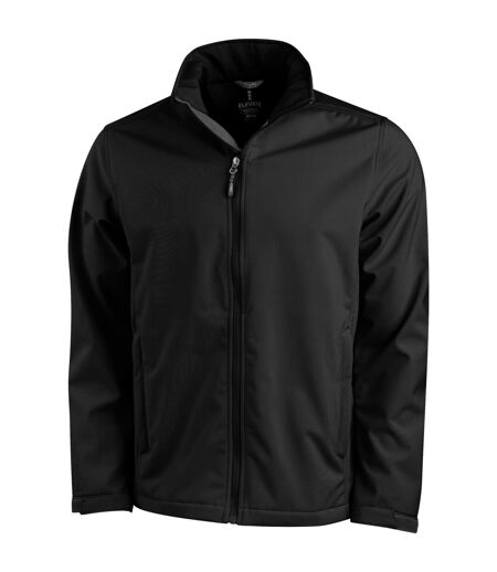 Elevate Mens Maxson Softshell Jacket (Solid Black) - UTPF1866