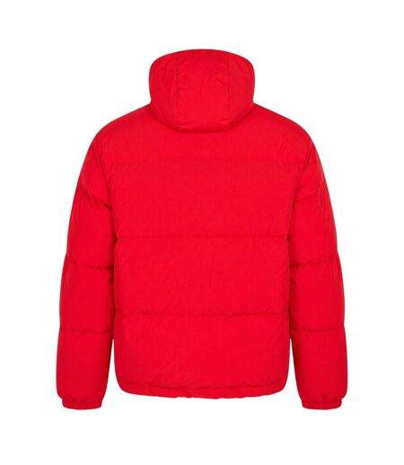 Mens Heavyweight Quilted Puffer Jacket Red Lacoste