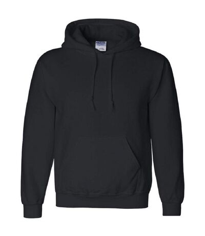 Gildan Heavyweight DryBlend Adult Unisex Hooded Sweatshirt Top / Hoodie (13 Colours) (Black) - UTBC461