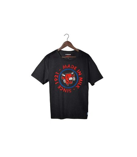 T-shirt homme en coton à col rond imprimé  La Vache Qui Rit Freegun