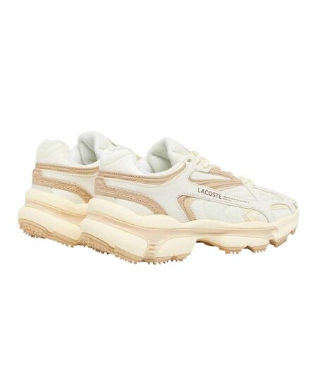 Womens/ladies L003 2k24 Leather Trainers Off White Lacoste