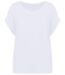 T-shirt écoresponsable manches à revers - Femme - PAT309 - blanc-2
