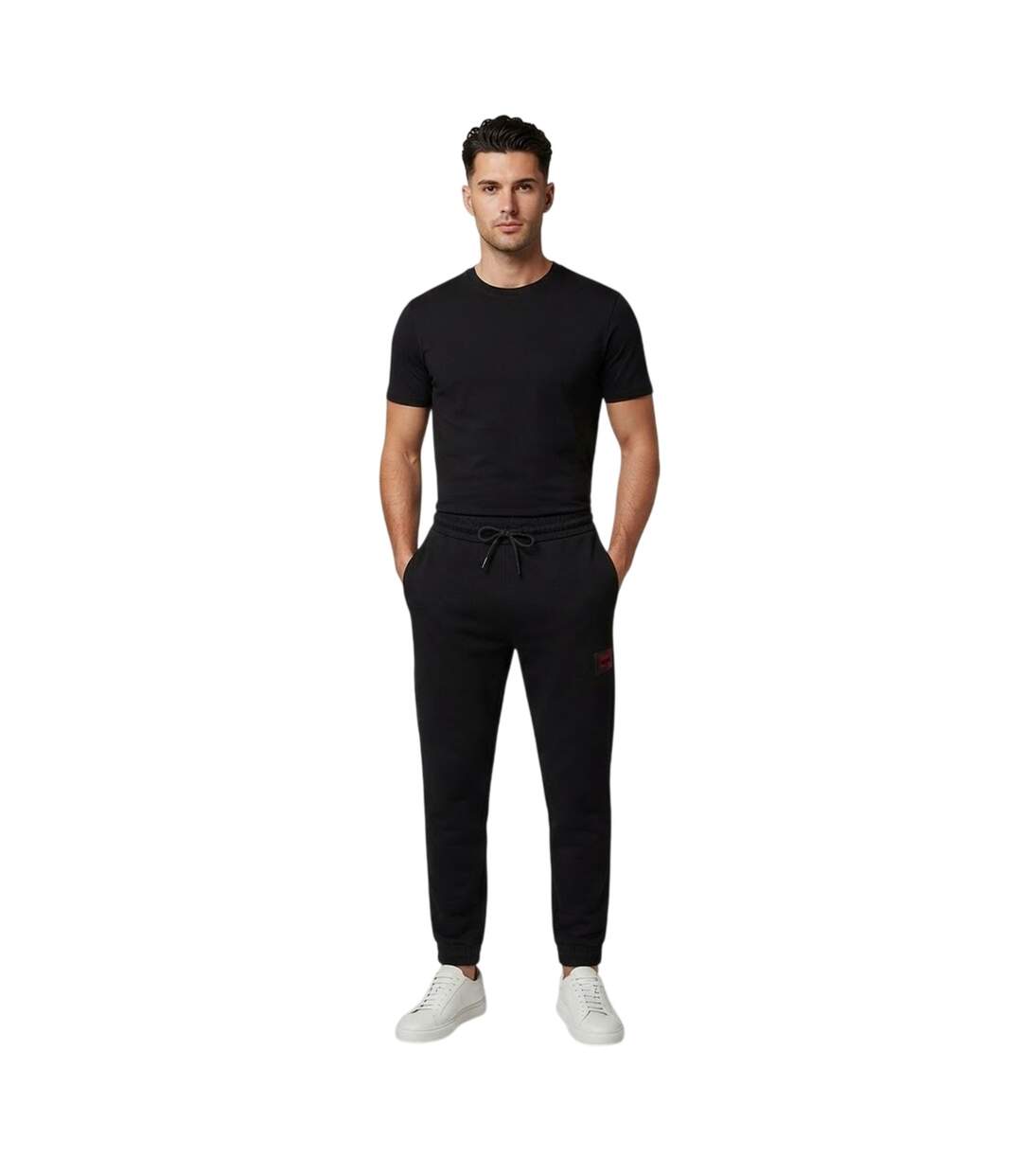 Mens Danopan Jogging Bottoms Black Hugo-4