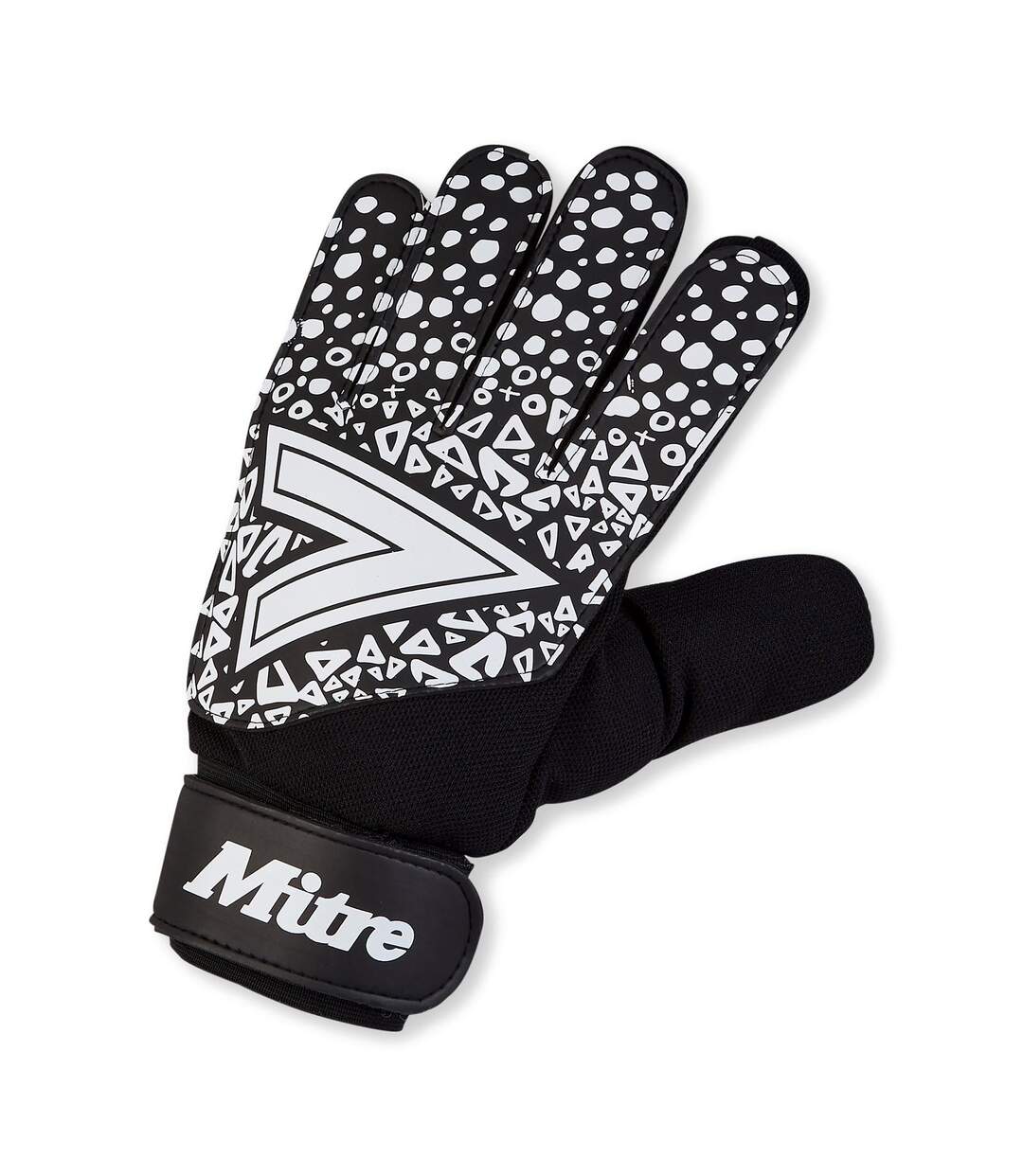 Gants de gardien de but magnetite adulte noir / blanc Mitre-1