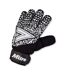 Mitre Unisex Adult Logo Goalkeeper Gloves (Black/White)