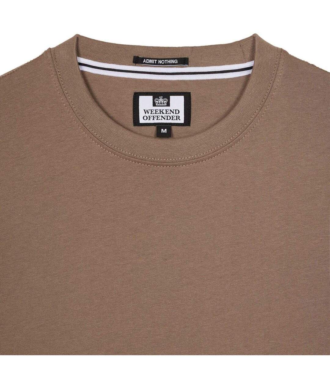 T-shirt Motif/style Prison Tonal Ryan Homme Marron Weekend Offender-4