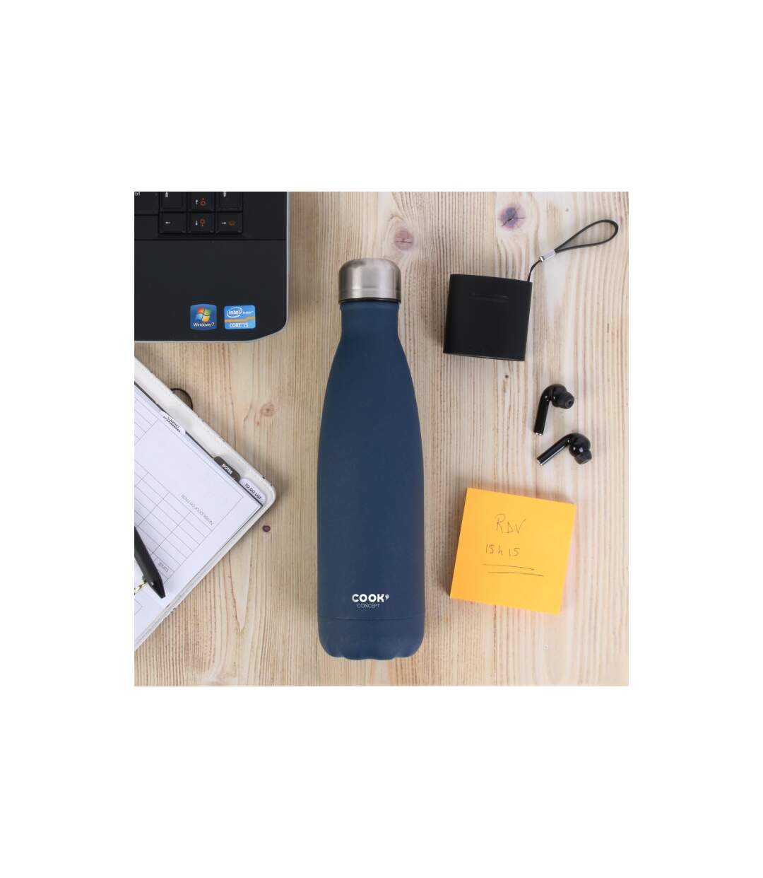 Bouteille Isotherme Transport 50cl Bleu-3