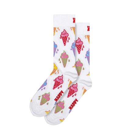 Multi Coloured Ice Cream Design Socks for Men and Women