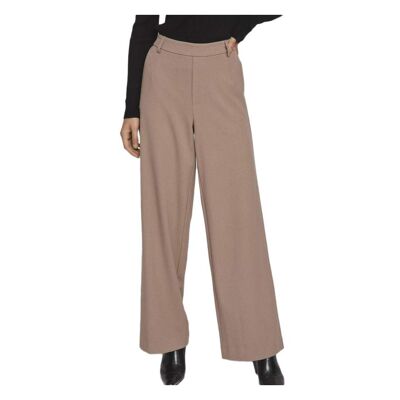 Pantalon Beige fluide Femme Vila Vivarone - 34