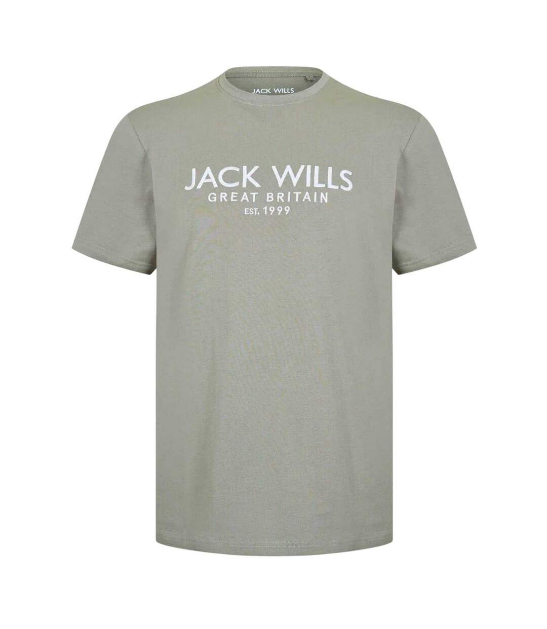 T-shirt Motif/style Logo Carnaby Homme Sauge Argenté Jack Wills-1